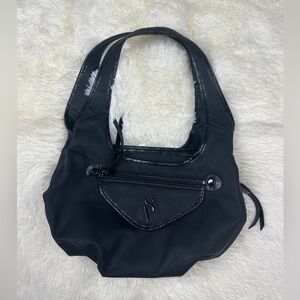 Vera Wang Purse Black Shoulder Bag Pockets